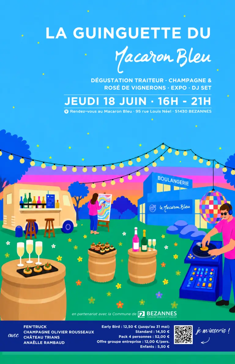 La Guinguette du Macaron Bleu revient — jeudi 18 juin